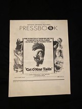 Cat O&#39;Nine Tails Original Movie Pressbook 1971 Argento - £45.98 GBP