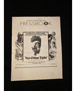 Cat O&#39;Nine Tails Original Movie Pressbook 1971 Argento - £45.78 GBP