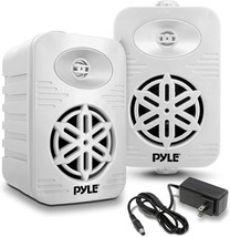 Pyleusa Bluetooth Indoor Outdoor Speakers Pair - 500 Watt Dual, Pdwrbt56Wt - $128.94