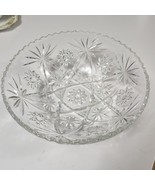 Anchor Hocking Star Of David Pressed Clear Glass Serving Bowl 10.5&quot; EAPC... - €11,03 EUR
