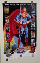 1994 Superman Skybox trading card promo poster: JLA/Wonder Woman/Batman/Doomsday - £16.97 GBP
