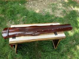 Guqin 7-string old paulownia pure handmade Chinese ancient stringed inst... - £373.00 GBP