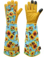 Gardening Gloves for Women Rose Gloves Gardening Thorn Proof Long Garden... - $35.09