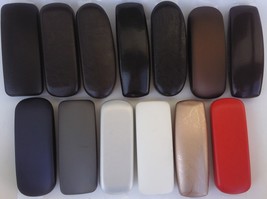 Designer Eyeglass Cases Eyeglasses Hardshell Leatherette Vinyl Select: Color - £2.78 GBP