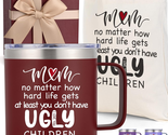 Mother&#39;s Day Gifts for Mom from Daughter Son, 14 Oz Best Mom - Ugly Chil... - £27.38 GBP