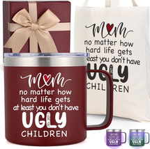 Mother&#39;s Day Gifts for Mom from Daughter Son, 14 Oz Best Mom - Ugly Children Mug - £27.38 GBP