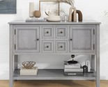 Cambridge Series Buffet Sideboard Console Table,Sofa Desk,With Bottom Sh... - $459.99