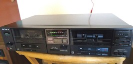 Sony TC-W5 Dual Cassette Deck , Japanese, See Video ! - £91.31 GBP