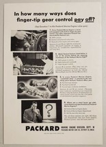 1950 Print Ad Packard Marine Engines Finger Tip Gear Control Detroit,Michigan - $11.68