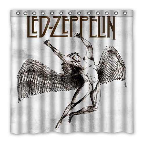 New!!! Led Zeppelin Custom Waterproof Polyester Shower Curtain 4 Size Item image 5