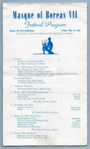 1941 St Paul Minnesota MN Winter Festival Masque of Boreas VII Festival ... - £20.46 GBP