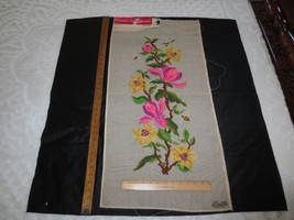 BUCILLA Pre-Worked COUNTESS CIS ZOLTOWSKA Floral  NEEDLEPOINT CANVAS --1... - £35.97 GBP