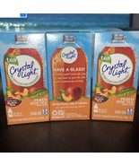 3 Boxes Crystal Light On-the-Go Peach Iced Tea 10 Pk Made W/ Black Tea D... - €12,65 EUR