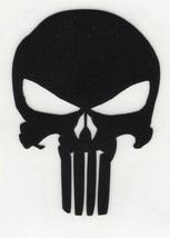 Highly Reflective Black Punisher Fire Helmet Decal Sticker window laptop - £2.77 GBP+