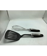 2 FARBERWARE SLOTTED TURNER FLIPPER SPATULA KITCHEN COOKING UTENSIL Blac... - $230.34 MXN
