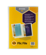 Marbig Flic File Insert Cover Display Book (A4) - 20-pocket - £15.65 GBP