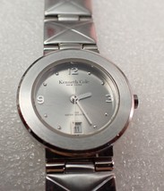 KENNETH COLE NEW YORK KC4116 Quartz Date Silver Women&#39;s Wristwatch - $184.13 MXN