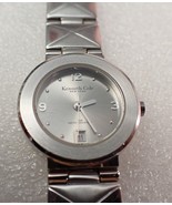 KENNETH COLE NEW YORK KC4116 Quartz Date Silver Women&#39;s Wristwatch - $181.34 MXN