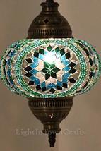Pendant Chandelier LAMP Turkish Tiffany Moroccan Mosaic Hanging Ceiling Lamp Nig - £31.64 GBP