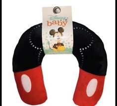 Disney Baby Mickey Mouse Neck Roll Pals, Travel  Pillow, 9” Plush NWT - £6.26 GBP