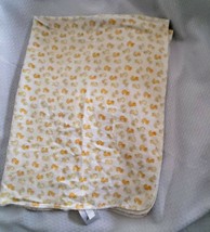 Carters Cotton Flannel Baby Receiving Blanket White Yellow Ducks Chicks - $29.69
