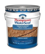 Thompson&#39;s Water Seal Transparent Wood Sealer, Chestnut Brown, 5 Gallon - $218.28 CAD