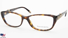 New Tiffany &amp; Co. Tf 2068-B 8015 Dark Havana Eyeglasses 52-15-135 B33mm Italy - £113.17 GBP