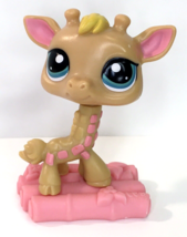Littlest Pet Shop Mc Donalds Happy Meal Toy 2010 Giraffe On A Raft Lps - £6.39 GBP