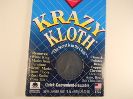 Krazy Kloth Reusable Cleaning Polishing Cloth As Seen on TV 14x9 Crazy C... - £10.83 GBP