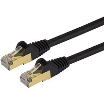 StarTech 20ft Cat6a Shielded STP Snagless Ethernet Patch Cable - Black - £50.76 GBP