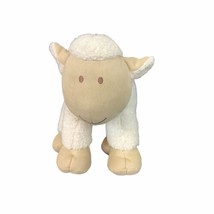 Nature and Discovery Soft Lamb Cream Plush Baby Lovey Sewn Features From France - £15.56 GBP