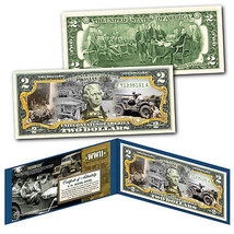 Willys Mb Ford Gpw Jeep Military Truck Wwii World War Ii Genuine U.S. $2 Bill - £11.04 GBP