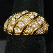 1.5CT Simulated Diamond Cocktail Wedding Vintage Ring Yellow Gold Plated... - $105.64