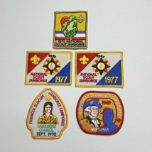 Vintage 5 Boy Scout Patches Jamboree BSA - £20.09 GBP