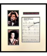 Jackie Wilson &amp; Rita Coollidge Signed Sheet Music Musuem Framed Ready to... - $890.01