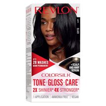 Revlon ColorSilk Tone + Gloss + Care Demi Permanent Hair Color, Dye Kit ... - $7.91