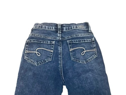 Justice Girls Distressed High Rise Jeggings Size 12 Great Condition  Item image 4