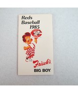 Vintage 1981 Cincinnati Reds Pocket Schedules Frisch&#39;s Big Boy Advertisi... - £5.57 GBP
