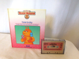 Teddy Ruxpin Hardcover Book and Tape UNCLE GRUBBY  Vintage 1985 - £17.08 GBP