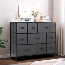 Nsdirect Extra Wide Drawer Dresser Storage Organizer 9-Drawer Closet Shelves, - £135.06 GBP