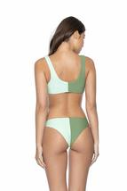 PQ Swim Women&#39;s Azura Two Tone Bikini Swimwear Bottoms - Low Rise, Cheek... - £38.53 GBP