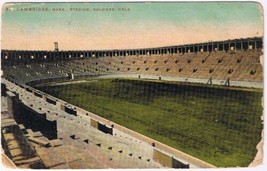 Postcard Stadium Soldiers Field Cambridge Massachusetts Mason Bros - £1.61 GBP