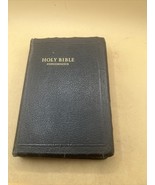 Holy Bible-King James Version-Concordance-Red Letter Edition-Leather Bound - $11.88