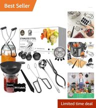 Beginner's Food Grade Stainless Steel Canning Kit - All Essential Tools ... - $39.55