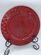 Salad Plate Home Grown by SIGNATURE Individual 8 3/8 in Salad Plate Burgandy - £7.75 GBP