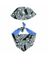 Vibrant Life Bucket Hat &amp; Bandana  B&amp;W Tropical  S/M - $16.61