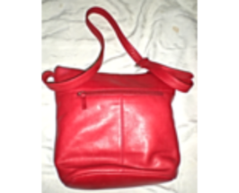 Stone Mountain Red Leather Bag - $24.00