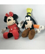 Disney Minnie Mouse Goofy Dog Plush Stuffed Toy approximately 11 inches - $184.68 MXN