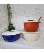 Vintage Tupperware Bowl Set + Spoon NOS + 5L Ultra Serving Bowl w/ Lid R... - $106.79 CAD