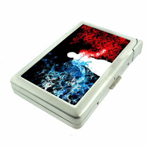 Fire Ice Em10 Cigarette Case with Built in Lighter Metal Wallet - £15.75 GBP